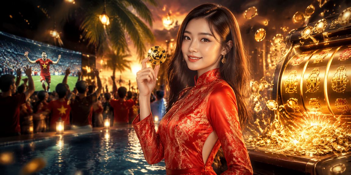 Người chơi Hà Nội trong trang phục áo dài thưởng thức slot game trực tuyến