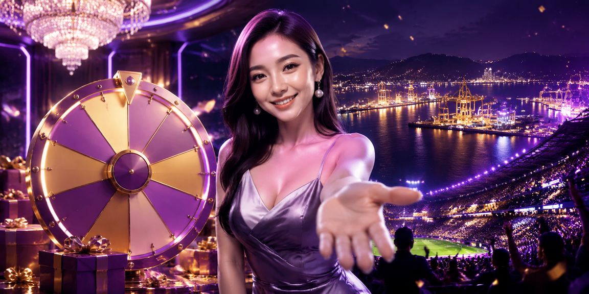 Bàn chơi roulette phong cách neon tại Vũng Tàu